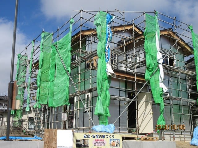 建て方から１週間が経ちました